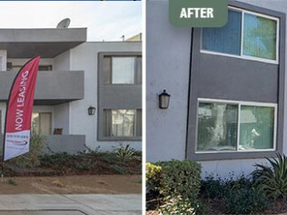 Before and After Casement Window Installation