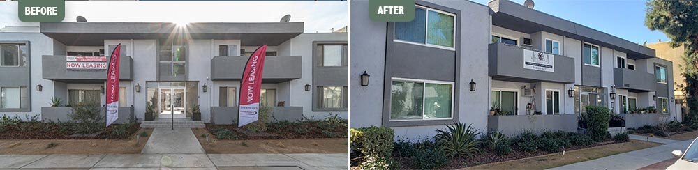 Before and After Casement Window Replacement