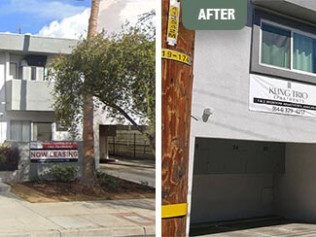 Before and After Commercial Window Installation