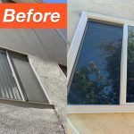 Before and After Window Installation